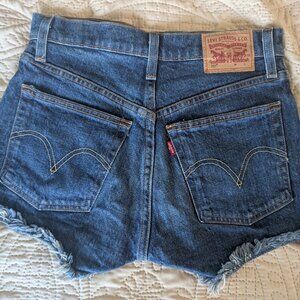 Levi's High Waisted 501 Shorts